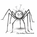 Daddy long legs coloring pages