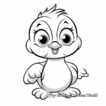 Penguin coloring pages