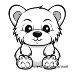 Scary bear coloring pages
