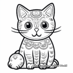 Gingerbread coloring pages