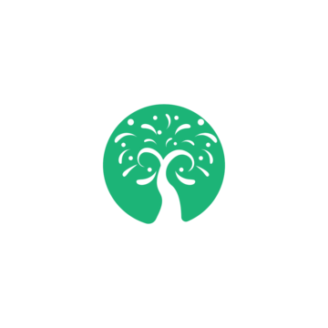 Colorful tree silhouette png and vector images free download