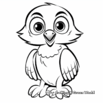Hawk coloring pages