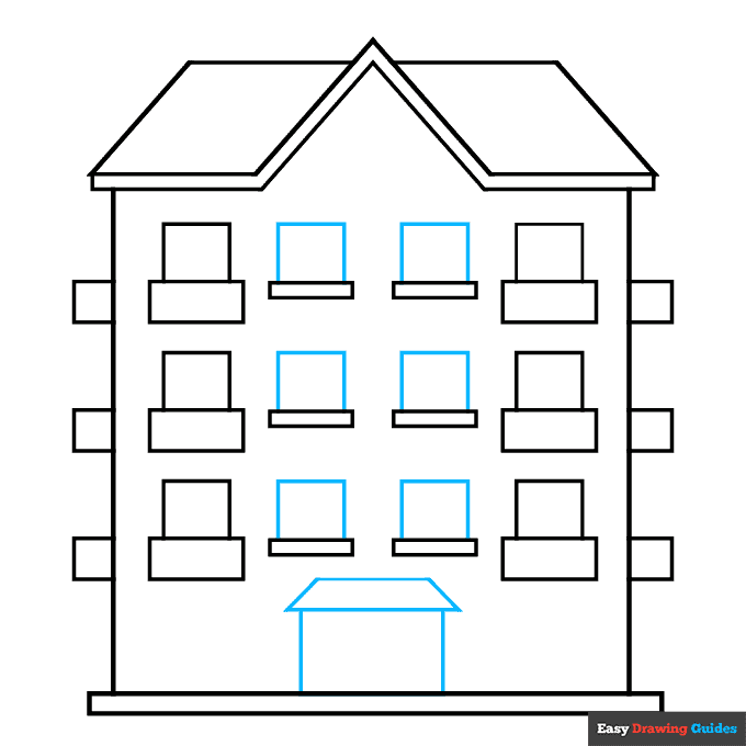 How to draw a building