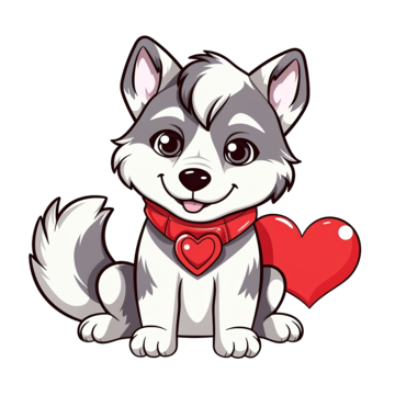 Cartoon husky png transparent images free download vector files