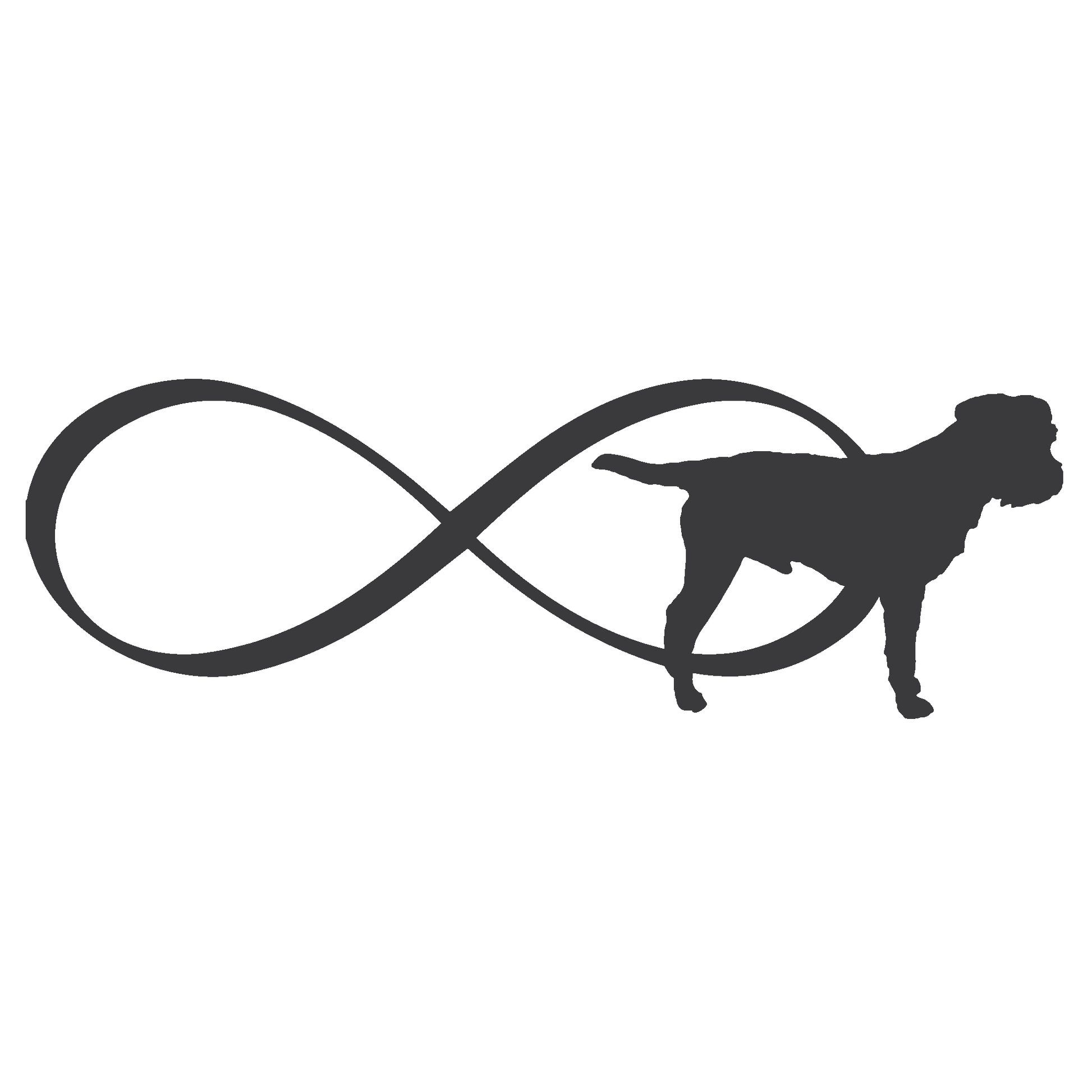 Infinity border terrier vinyl graphic decal by shop vinyl design â shop vinyl design