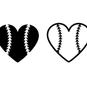 Sports heart outline