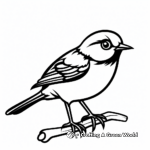Mockingbird coloring pages