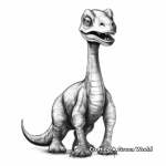 Little dinosaur coloring pages