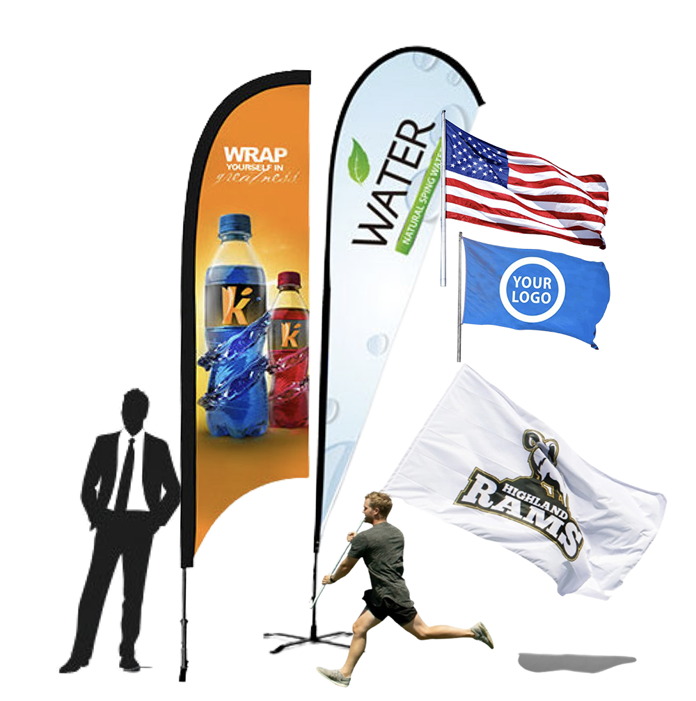 Custom flags fly your brand sky high