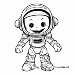 Astronaut coloring pages