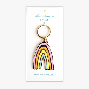Rainbow keychain â island haus co