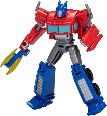 Transformers toys earthspark warrior class optimus prime robot action figure