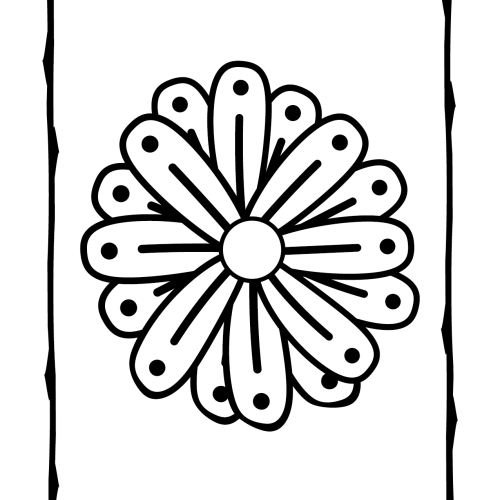 Flower coloring pages