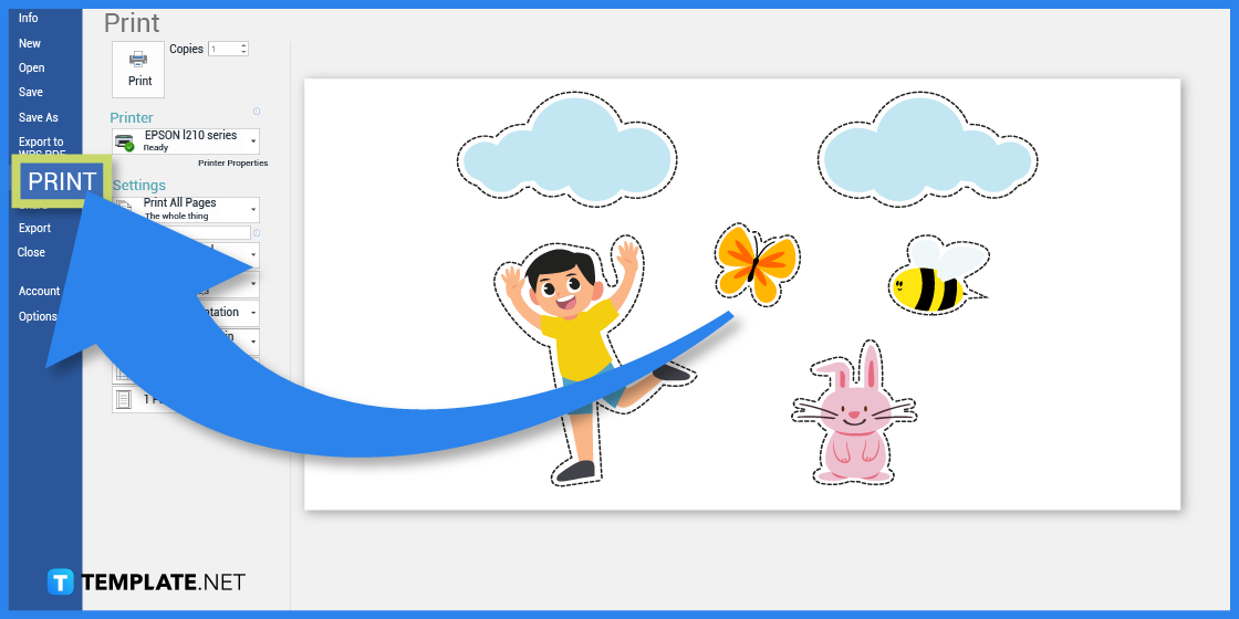 How to makecreate spring cutout in microsoft word example