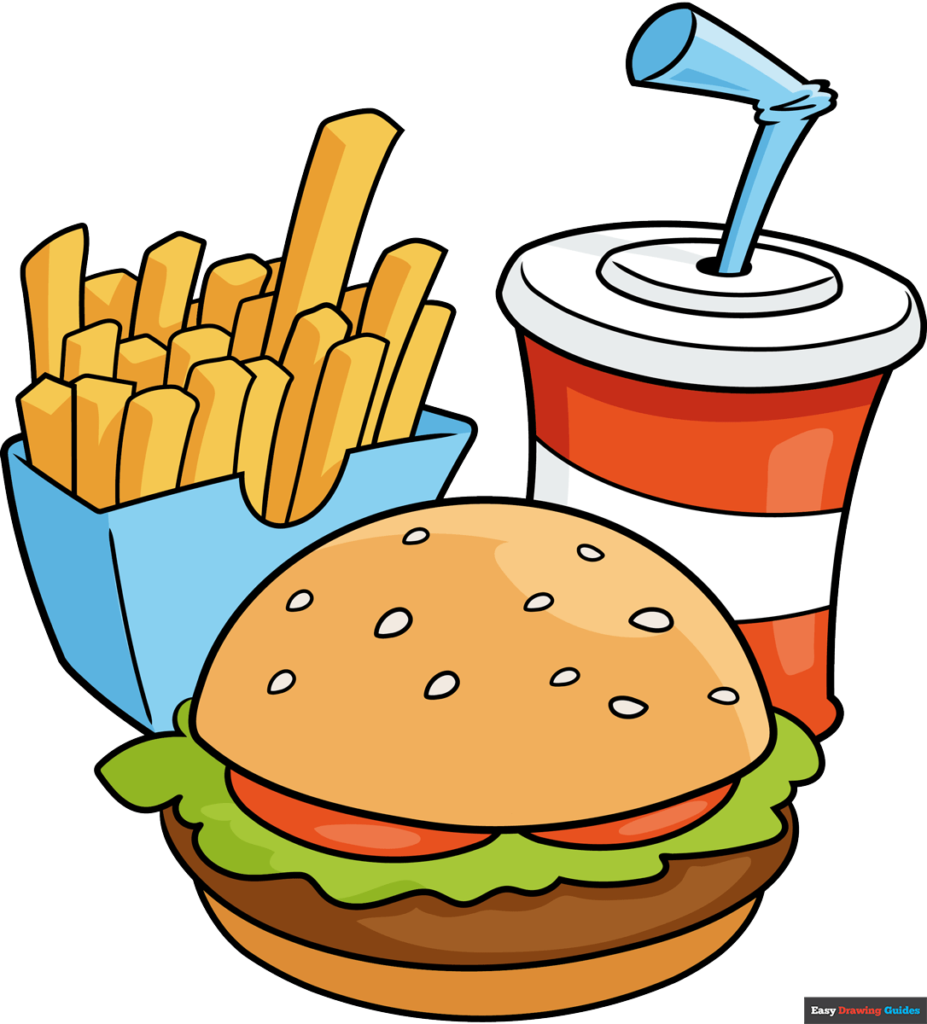 How to draw food