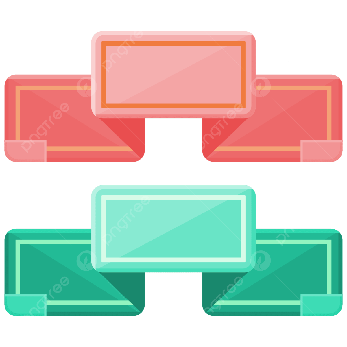 Ribbon decoration vector png vector psd and clipart with transparent background for free download