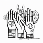 Hand coloring pages