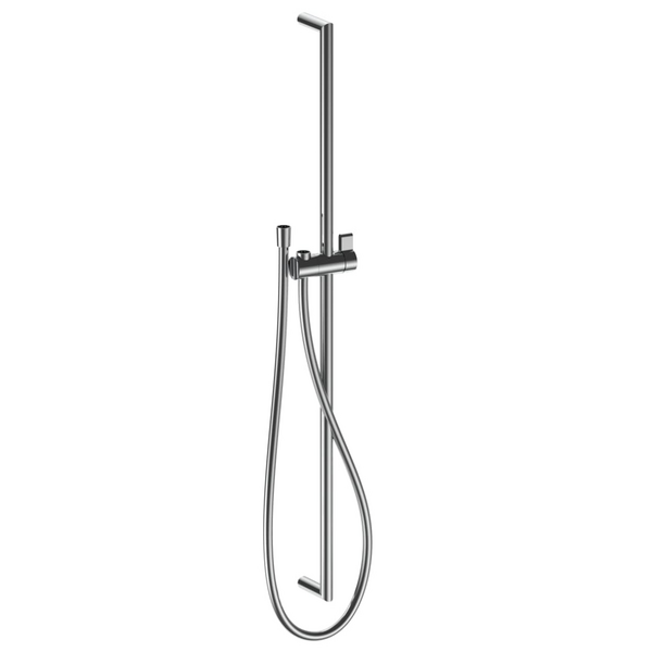 Fantini soho shower rail hose cm deep black pvd