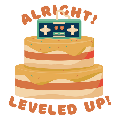 Vintage cake with the dedication well youve aged png svg design for t