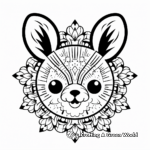 Kawaii bunny coloring pages