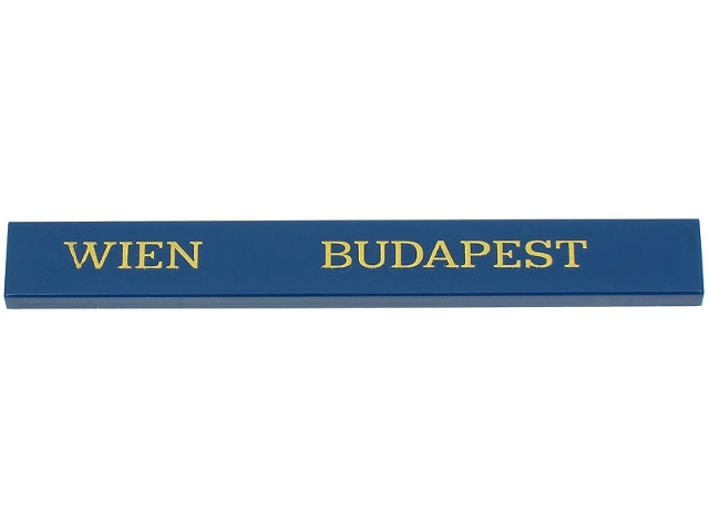 Tile x with gold wien and budapest pattern part pb