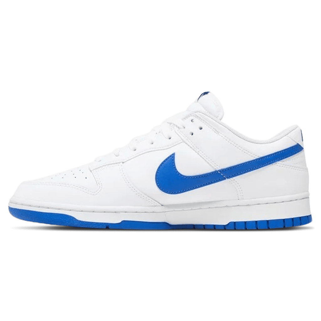 Nike dunk low white hyper royal â kick game