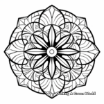 Sacred geometry coloring pages