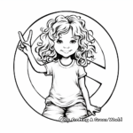 Peace sign coloring pages