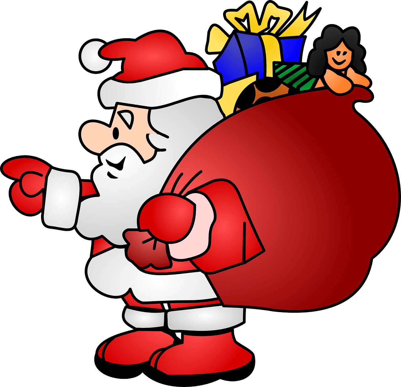 Babbo natale a colori