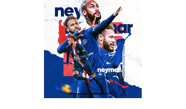 Neymar calendar neymar official sport calendar â months â big size x neymar planner for all fans kids boys kalendar calendario calendrier monthy washington annie livres