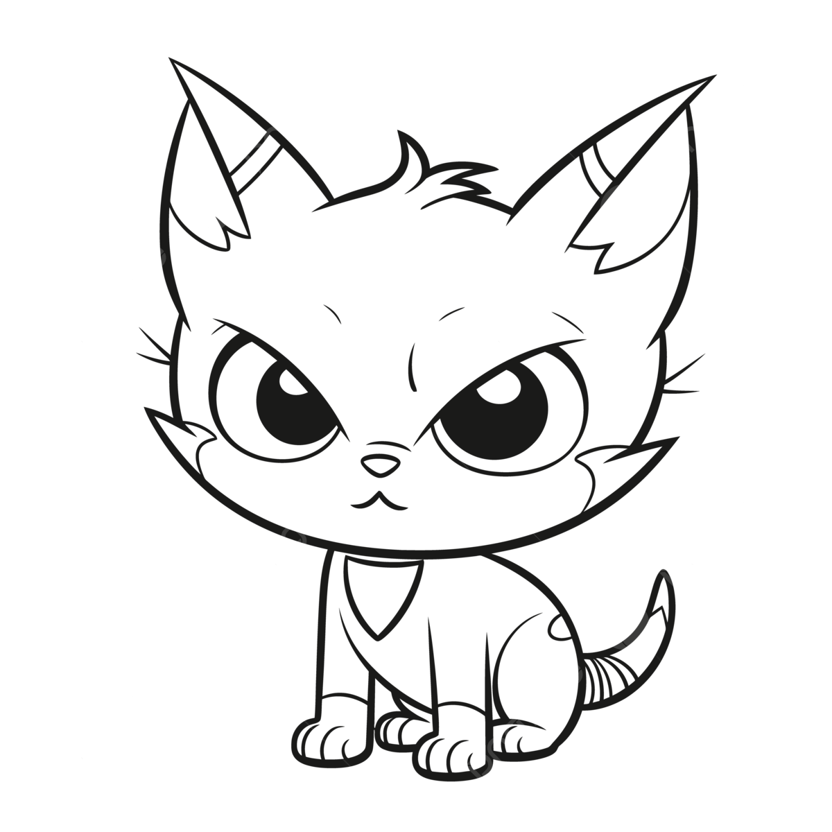 Dibujo de gatito imprimible pãginas para colorear quema boceto vector png dibujos dibujo de ala dibujo de anillo dibujo de gatito png y vector para dcargar gratis