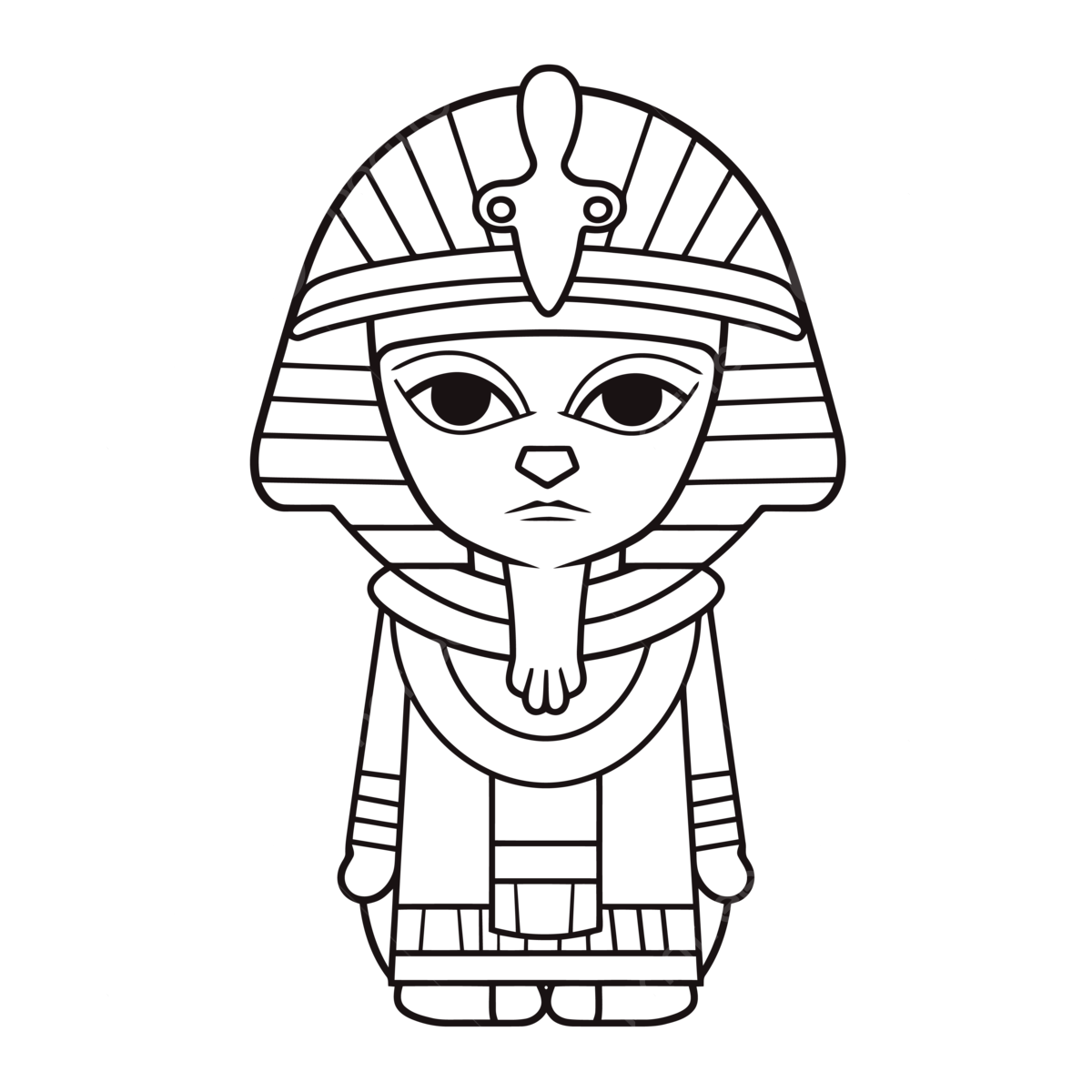Dibujo de rey egipto personaje dibujos animados para colorear pãgina quema boceto vector png dibujos dibujo del coche dibujo de dibujos animados dibujo de ala png y vector para dcargar gratis