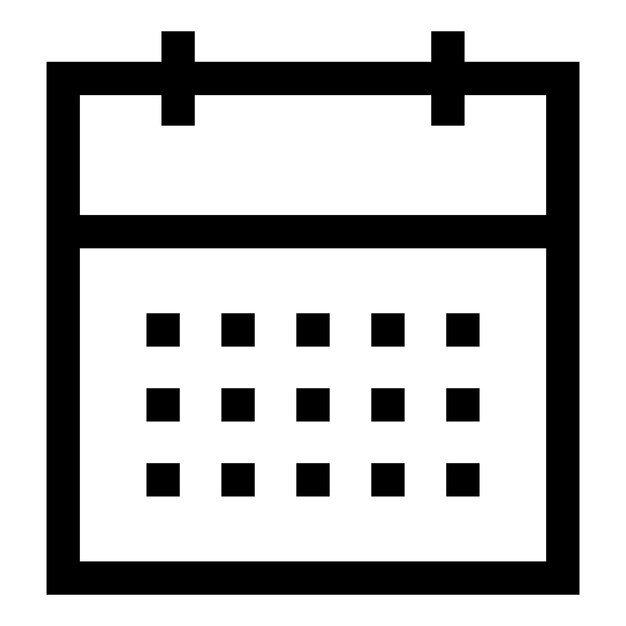 Pãgina vector e ilustracion de silueta calendario para dcargar gratis