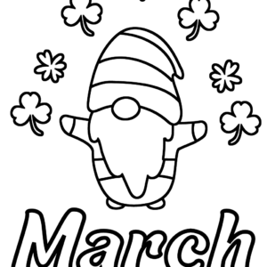 March coloring pages printable for free download