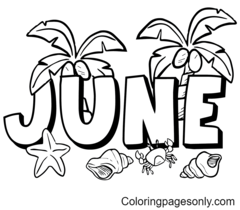 Coloriages de juin