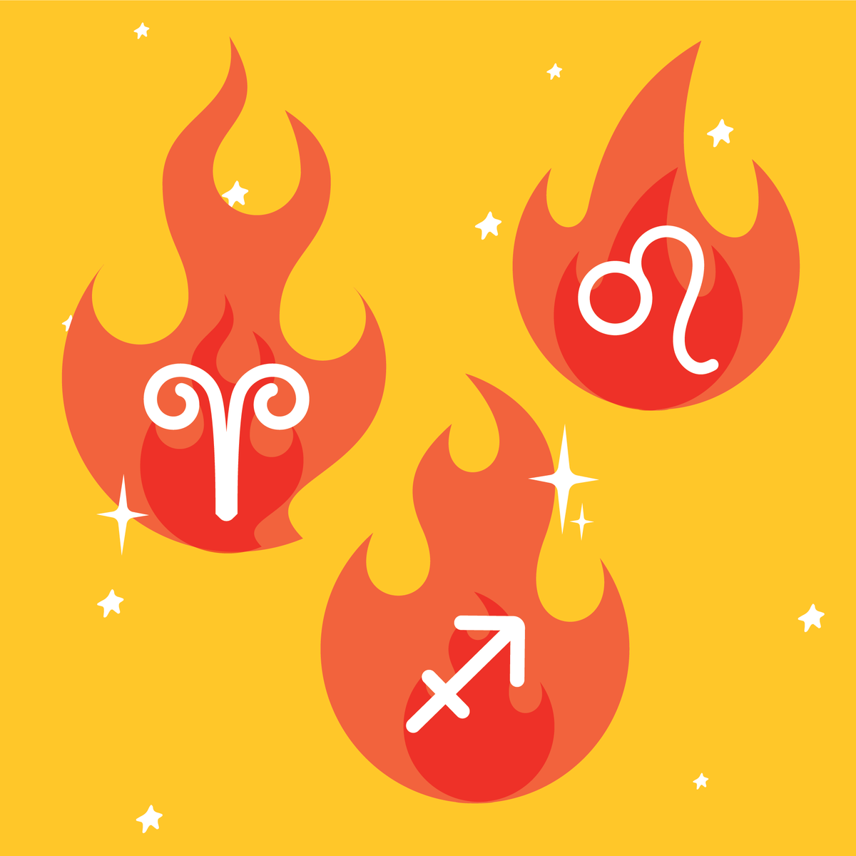 Fire signs leo aries and sagittarius traits and patibility