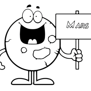Mars coloring pages printable for free download