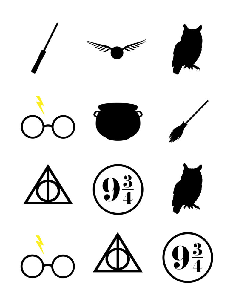 Harry potter baby shower ideas free printables