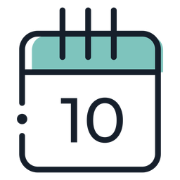 Design png e svg de ãcone de curso do calendãrio para camisetas