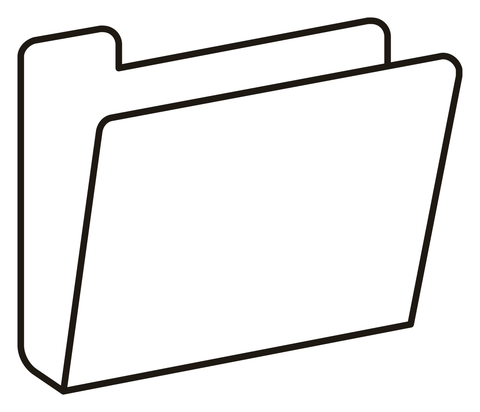 Desenho de abrir pasta de arquivos para colorir desenhos para colorir e imprimir gratis