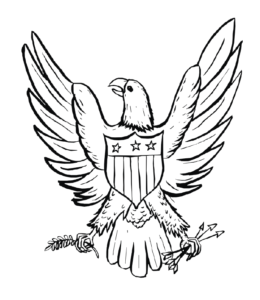 Eagle coloring pages playing learning