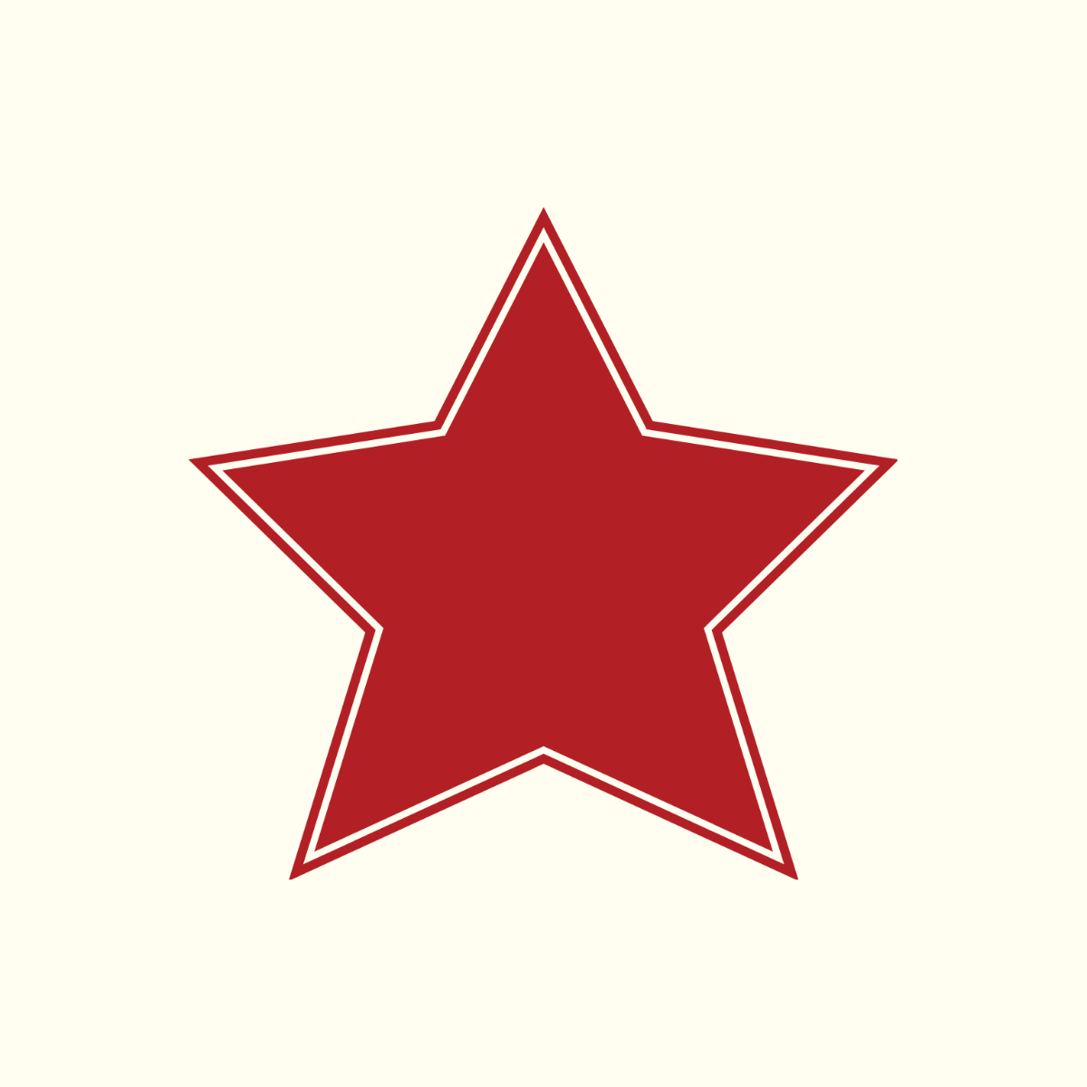 Free red star