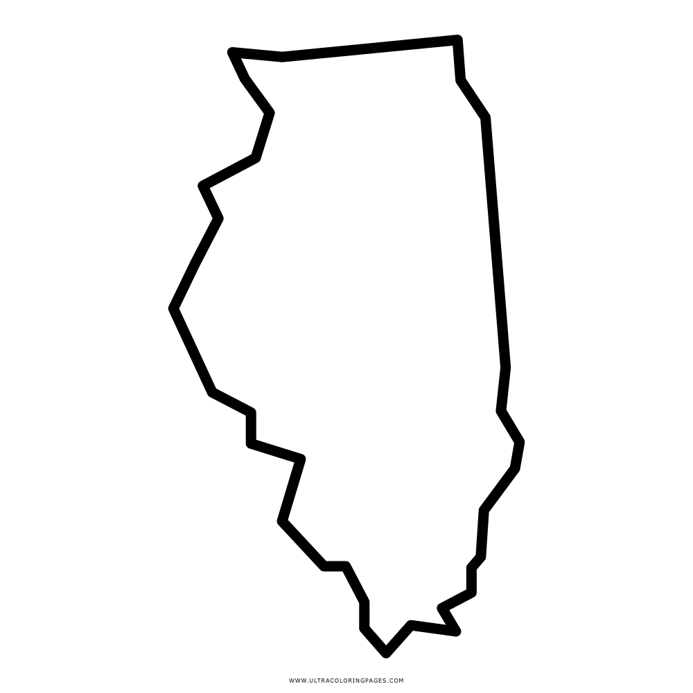 Illinois coloring page