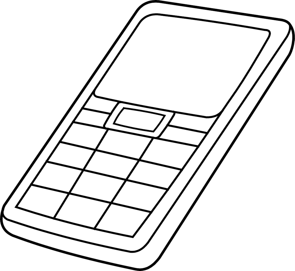 Cell phone coloring page for millenials educative printable free coloring pages coloring pages iphone colors