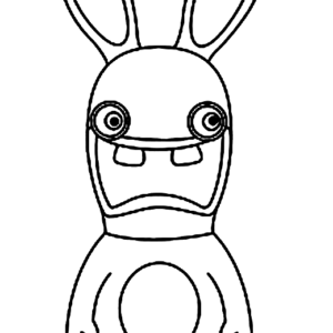 Raving rabbids coloring pages printable for free download