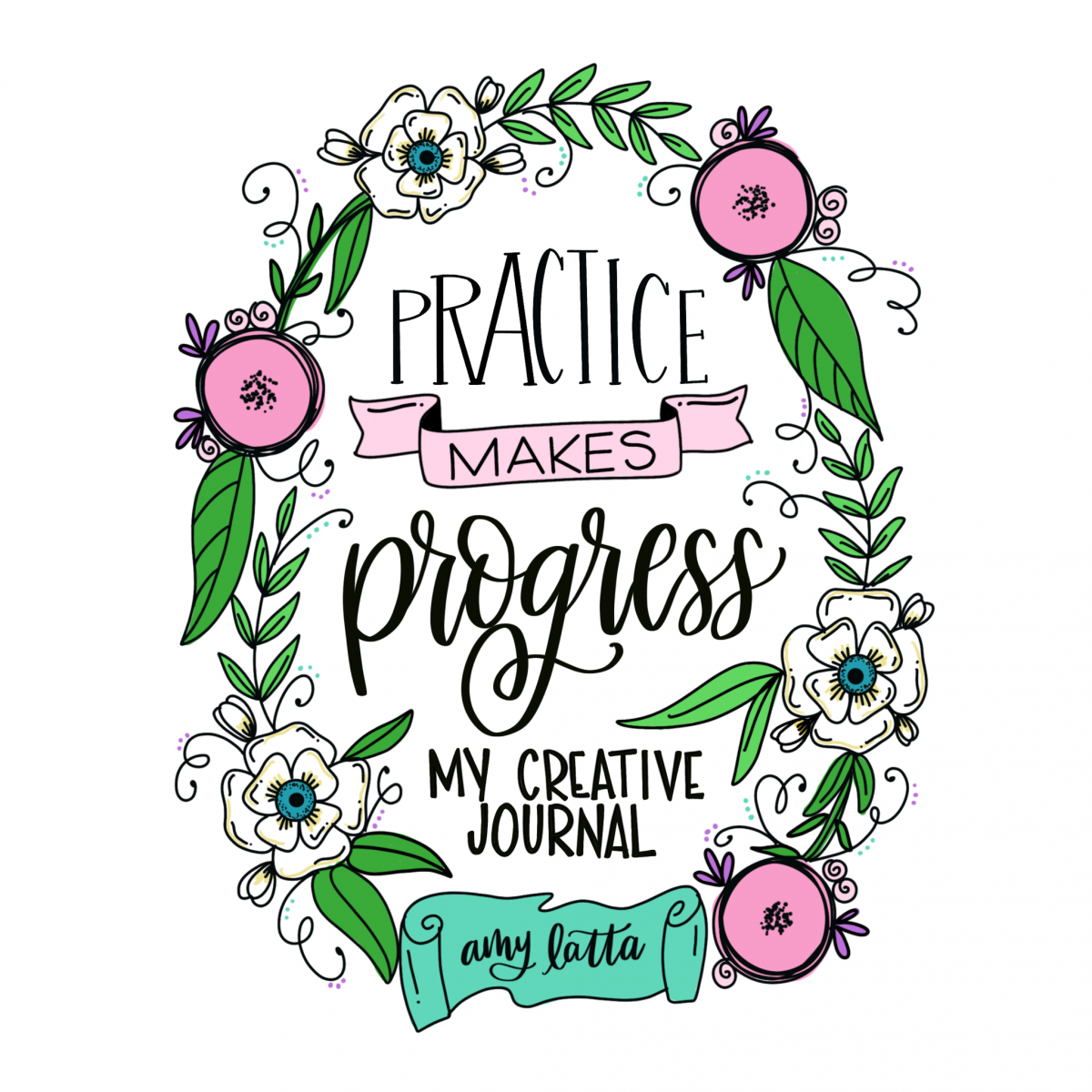 Practice makes progress my new guided journal