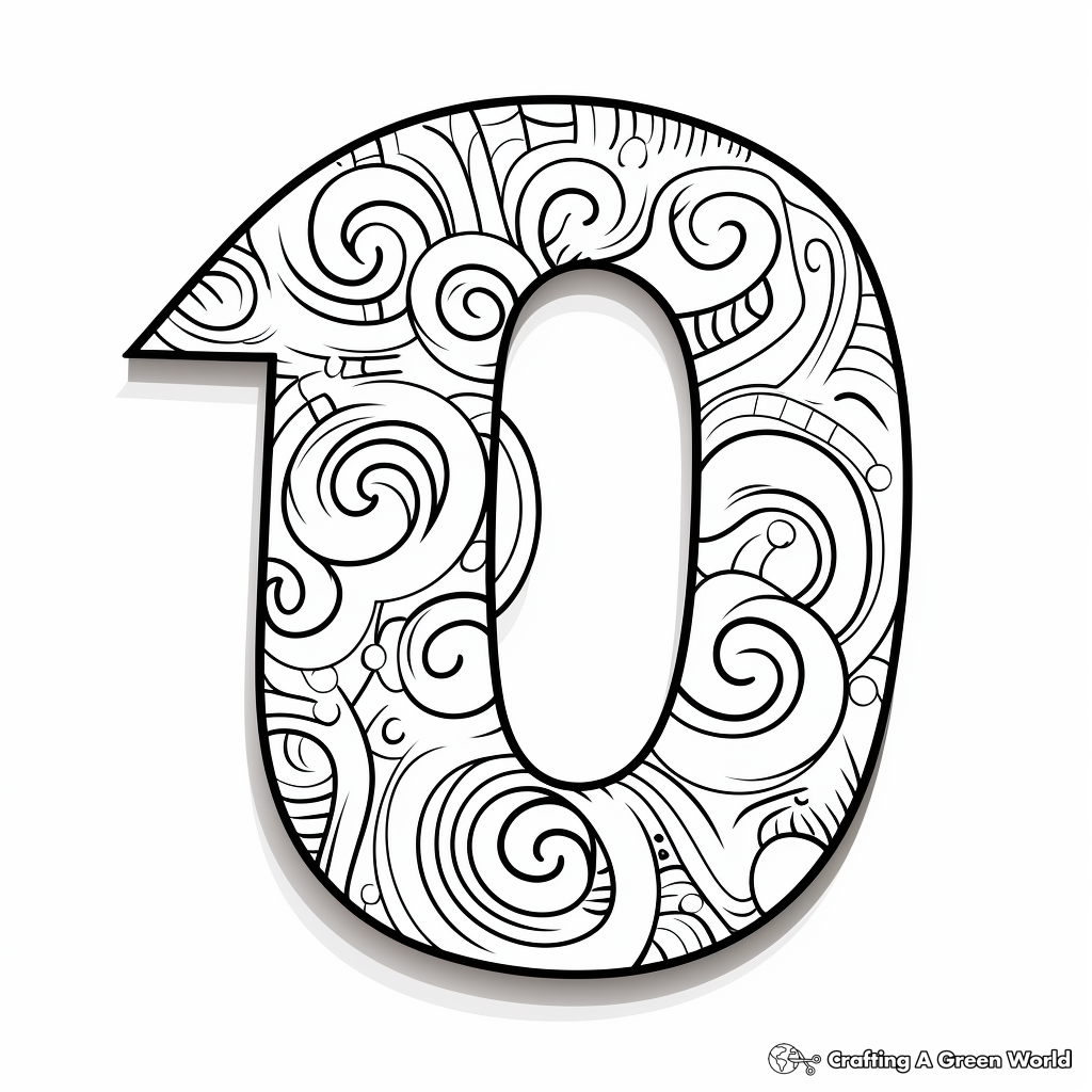 Number coloring pages