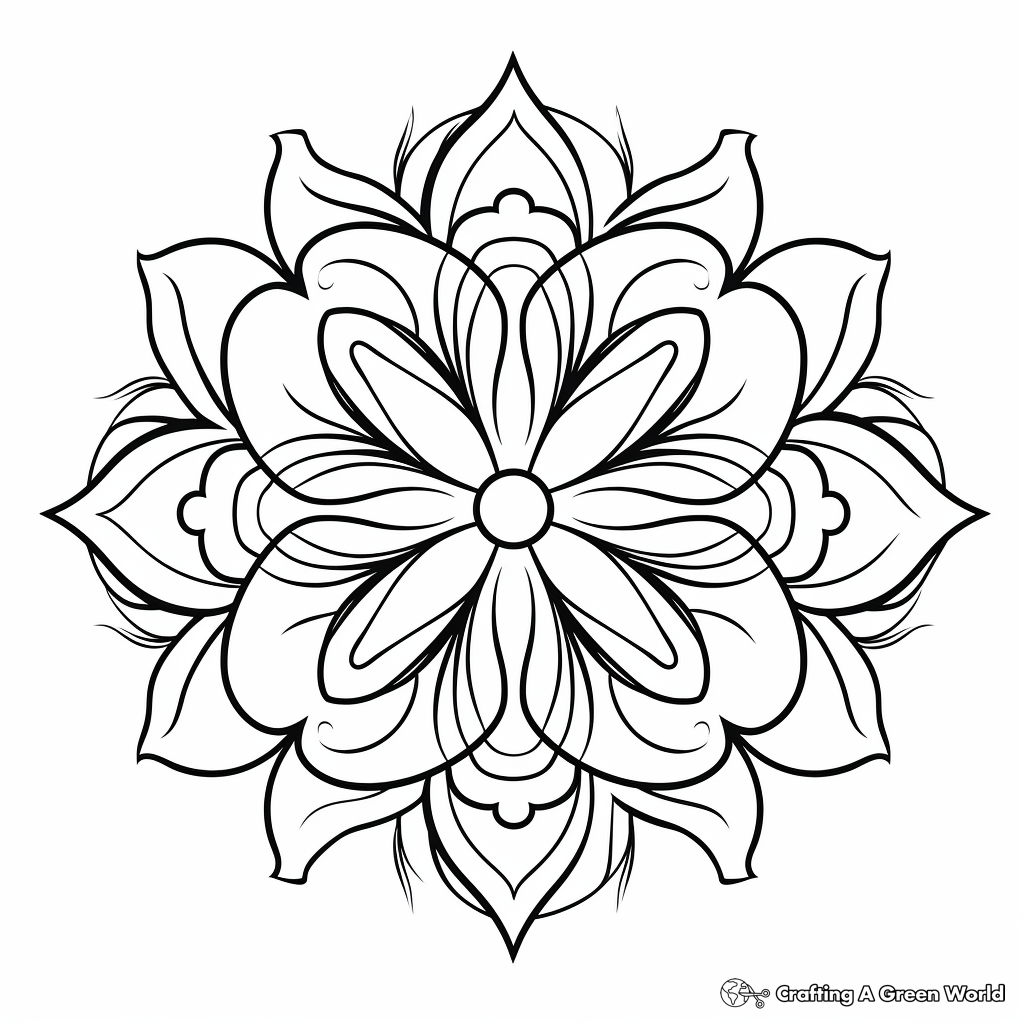 Relaxing coloring pages