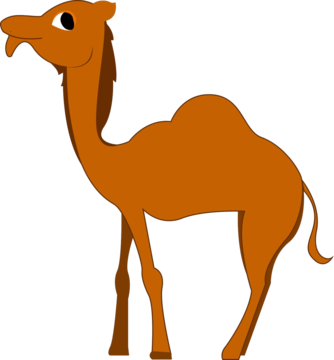 Camel coloring vector art png images free download on