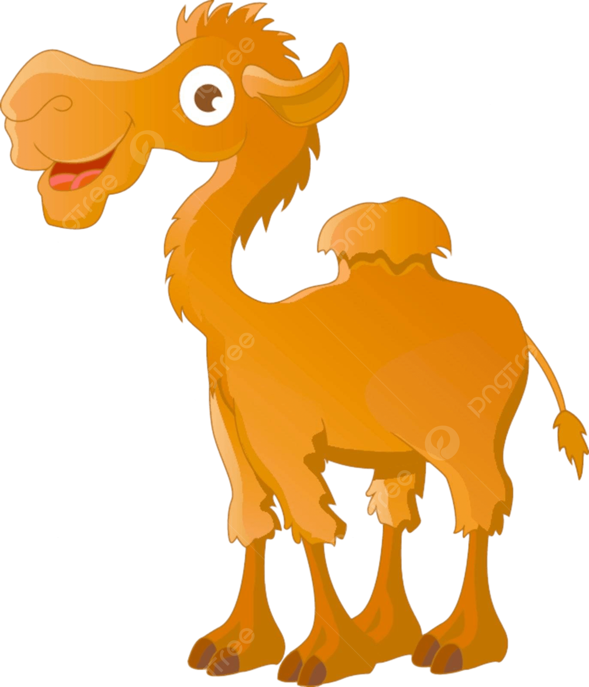 Lindo camello png vector psd e clipart para dcarga gratuita